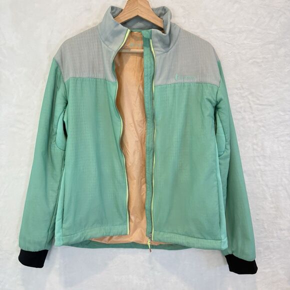 Cotopaxi Pacaya Jacket Mint Gray Polartec Alpha Insulated Lightweight L - Picture 1 of 10
